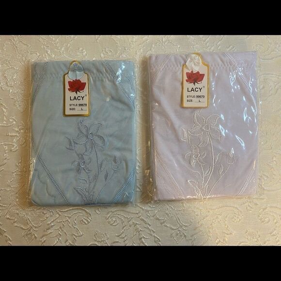 Lacy assorted embroidery design print Underwear L - Picture 8 of 16
